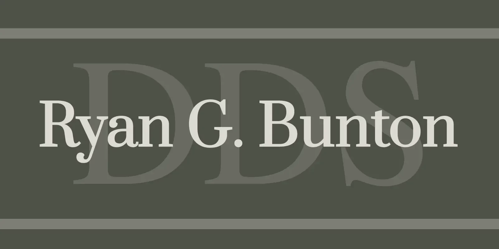 Logo for Dr. Ryan G. Bunton DDS
